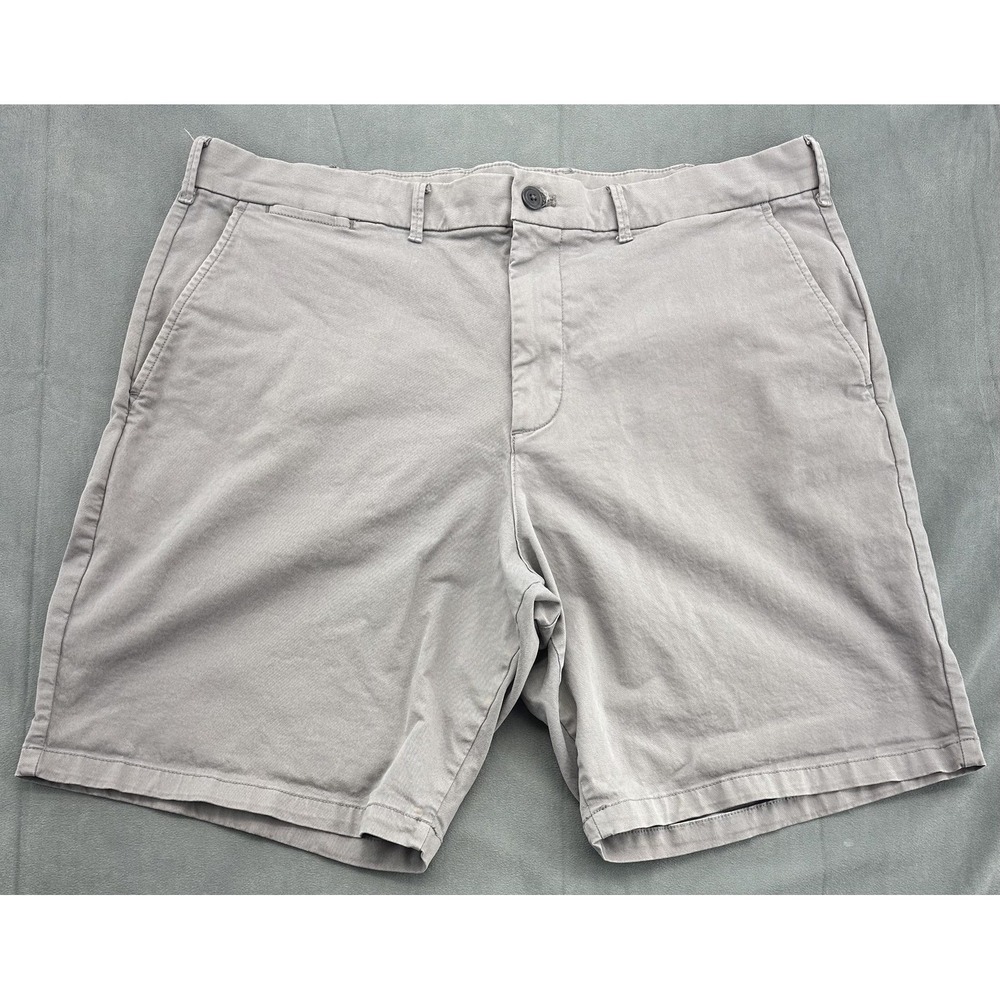 GAP Khaki Shorts Mens 38 x 10 Gray Short Pilot Grey Casual Cotton Stretch Summer